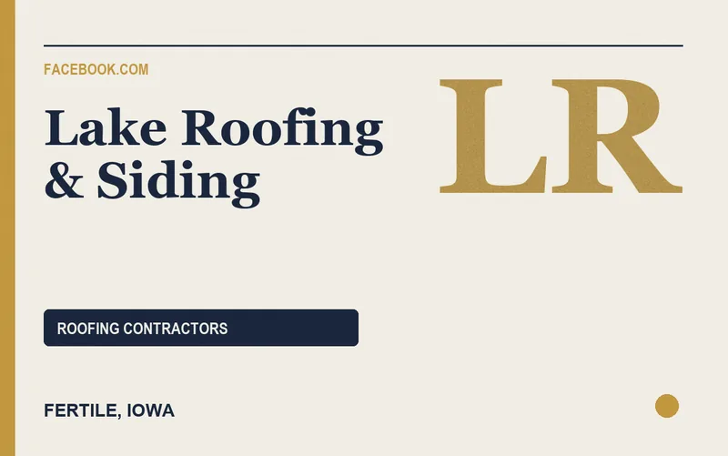 Lake Roofing & Siding in Fertile, Iowa