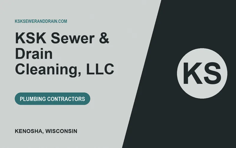 KSK Sewer & Drain Cleaning, LLC in Kenosha, Wisconsin