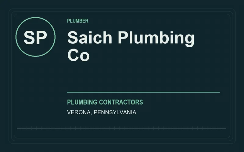 Saich Plumbing Co in Verona, Pennsylvania
