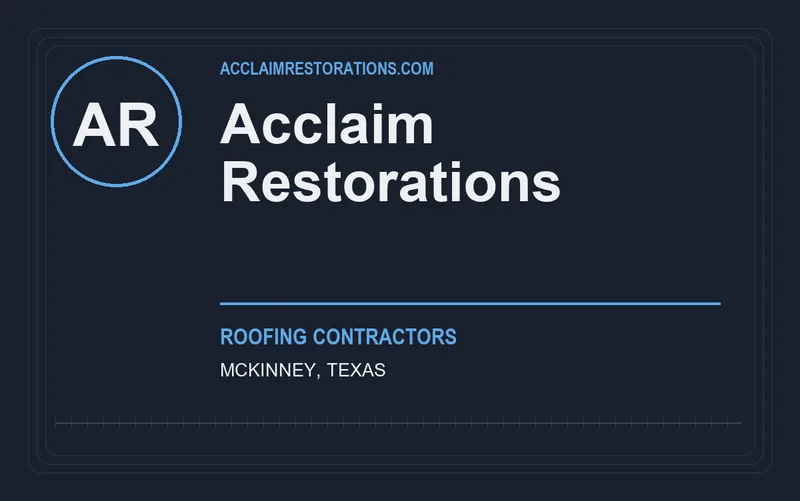 Acclaim Restorations in McKinney, Texas