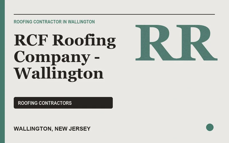 RCF Roofing Company - Wallington in Wallington, New Jersey