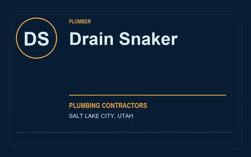 Drain Snaker in Salt Lake City, Utah