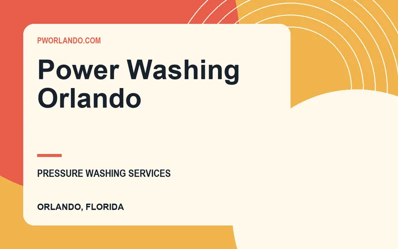 Power Washing Orlando in Orlando, Florida