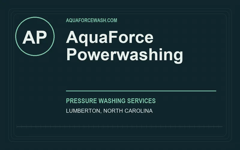 AquaForce Powerwashing in Lumberton, North Carolina