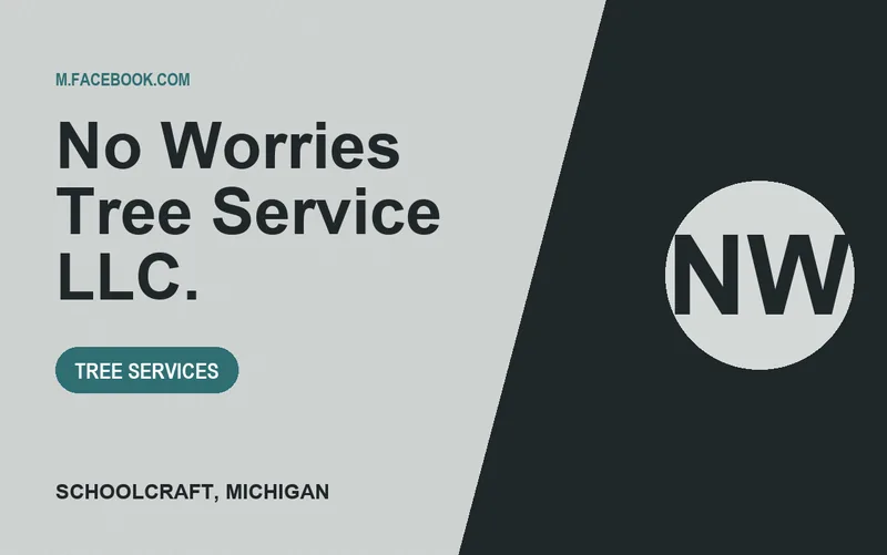 No Worries Tree Service LLC. in Schoolcraft, Michigan