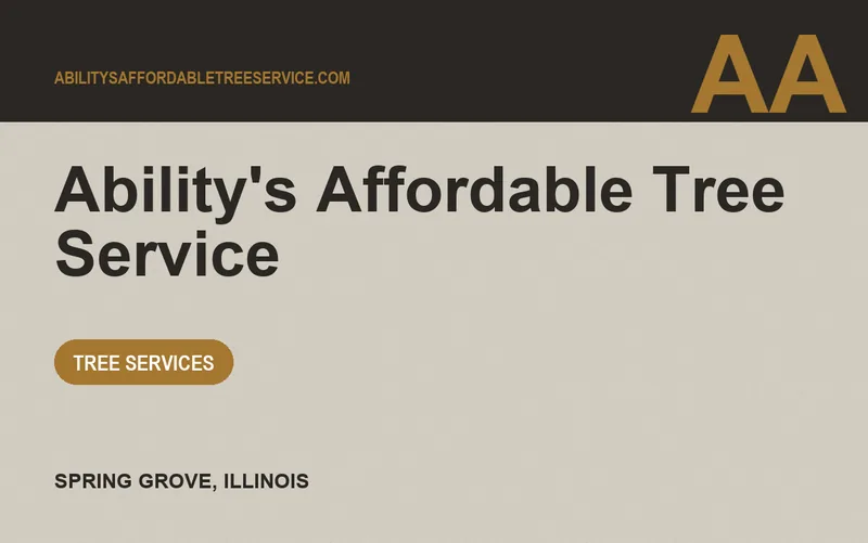 Ability's Affordable Tree Service in Spring Grove, Illinois
