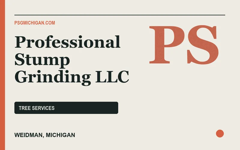 Professional Stump Grinding LLC in Weidman, Michigan