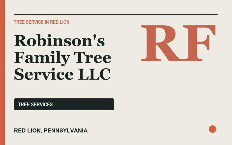 Robinson's Family Tree Service LLC in Red Lion, Pennsylvania