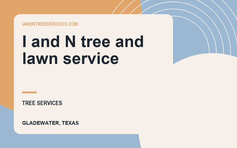 I and N tree and lawn service in Gladewater, Texas