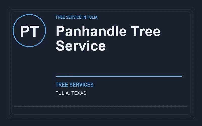 Panhandle Tree Service in Tulia, Texas