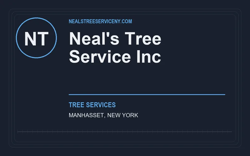 Neal's Tree Service Inc in Manhasset, New York