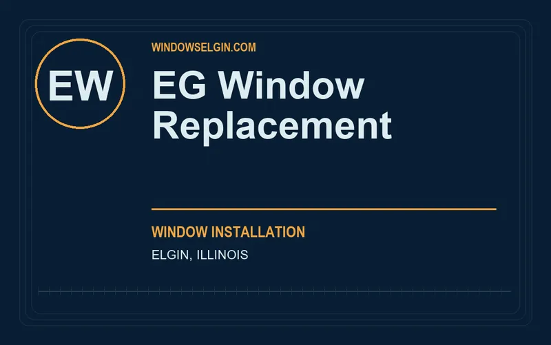 EG Window Replacement in Elgin, Illinois