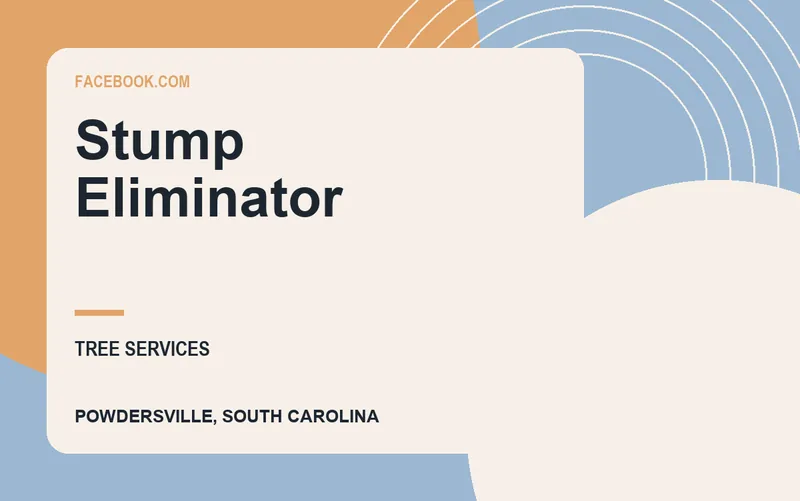 Stump Eliminator in Powdersville, South Carolina