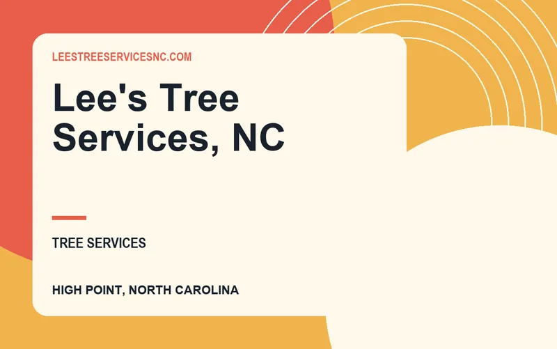 Lee's Tree Services, NC in High Point, North Carolina