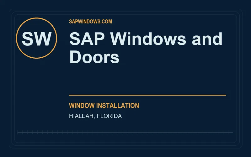 SAP Windows and Doors in Hialeah, Florida