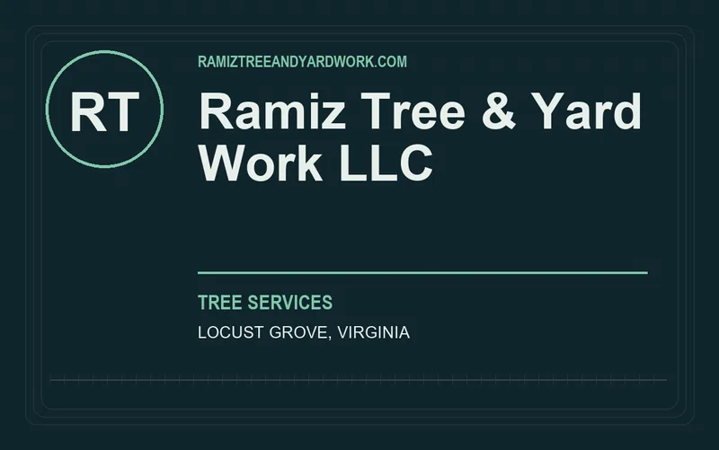 RAMIZ TREE & YARD WORK LLC in Locust Grove, Virginia
