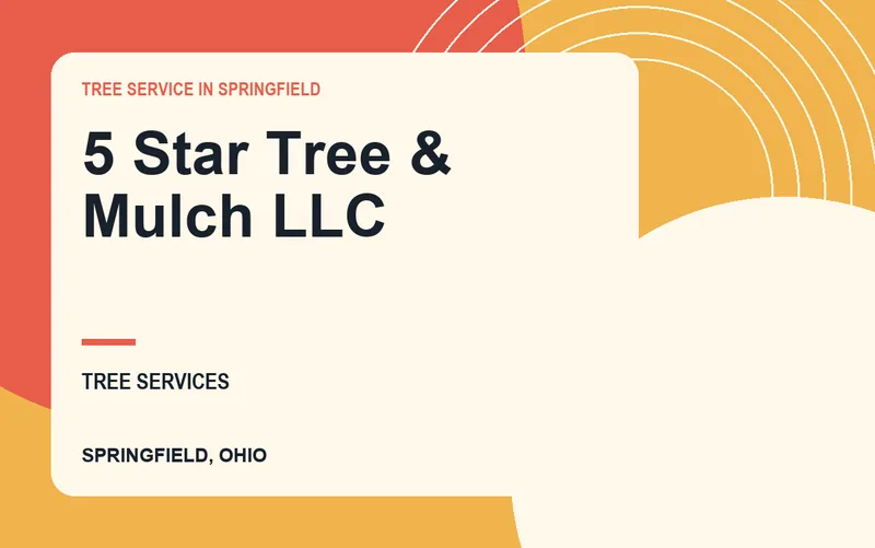 5 Star Tree & Mulch LLC in Springfield, Ohio