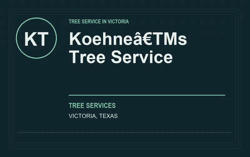 Koehneâ€TMs Tree Service in Victoria, Texas
