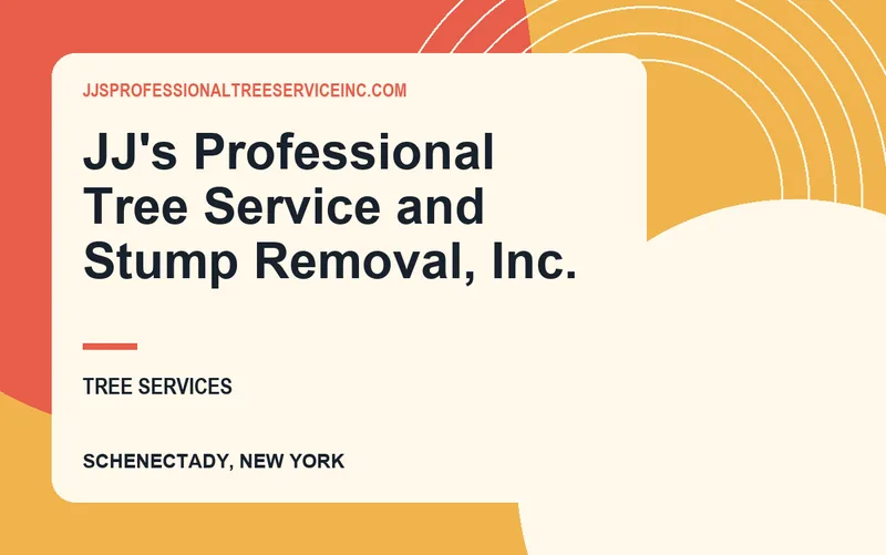 JJ's Professional Tree Service and Stump Removal, Inc. in Schenectady, New York