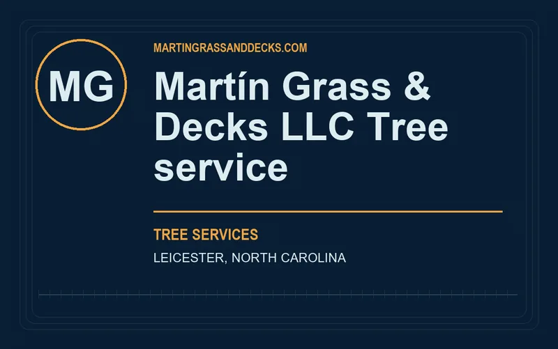 Martín Grass & Decks LLC Tree service in Leicester, North Carolina