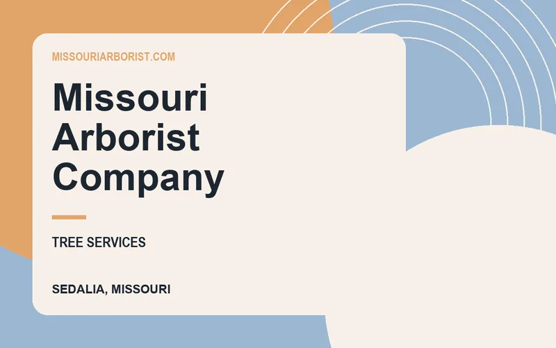 Missouri Arborist Company in Sedalia, Missouri