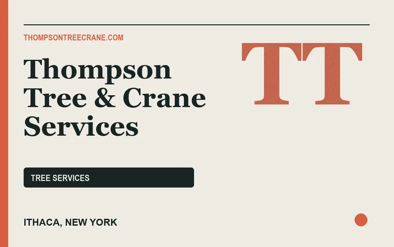 Thompson Tree & Crane Services in Ithaca, New York