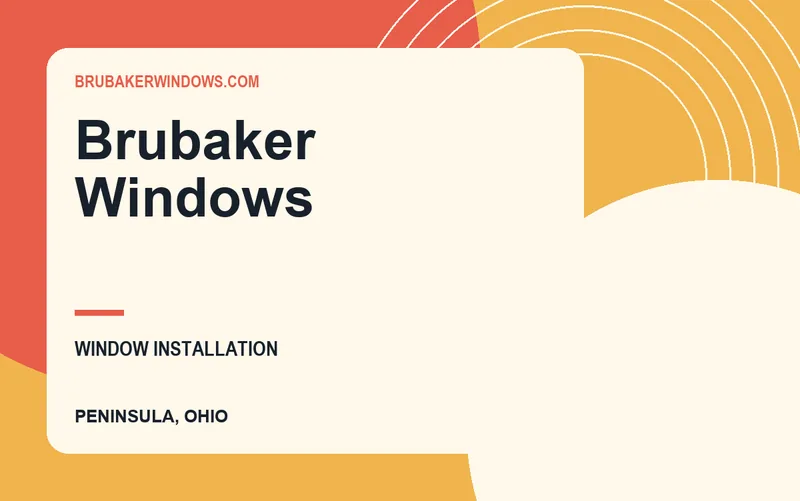 Brubaker Windows in Peninsula, Ohio