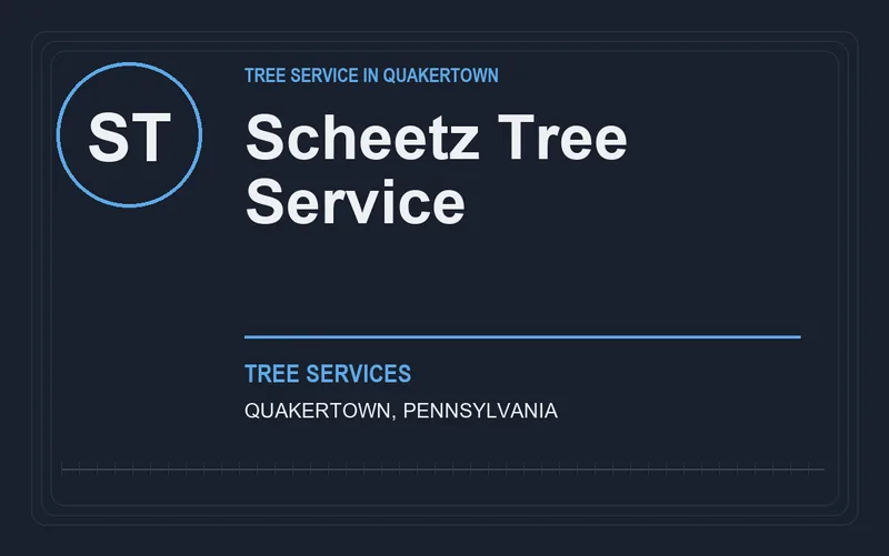 Scheetz Tree Service in Quakertown, Pennsylvania