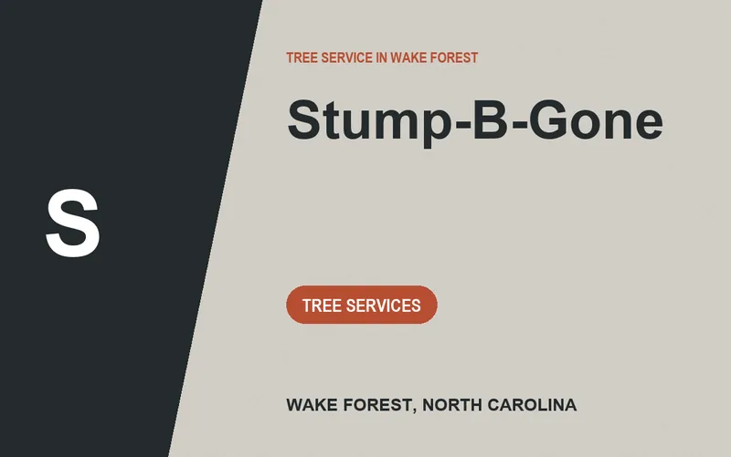 Stump-B-Gone in Wake Forest, North Carolina
