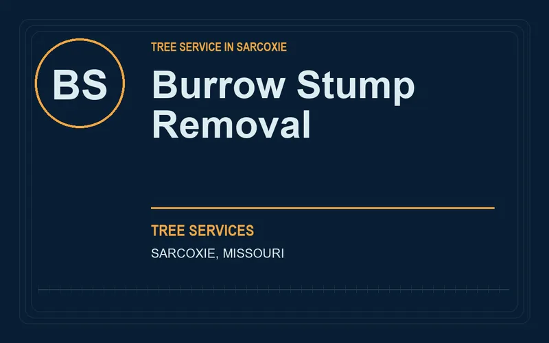 Burrow Stump Removal in Sarcoxie, Missouri