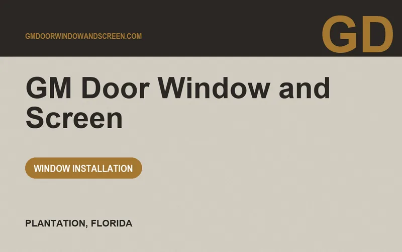 GM Door Window and Screen in Plantation, Florida