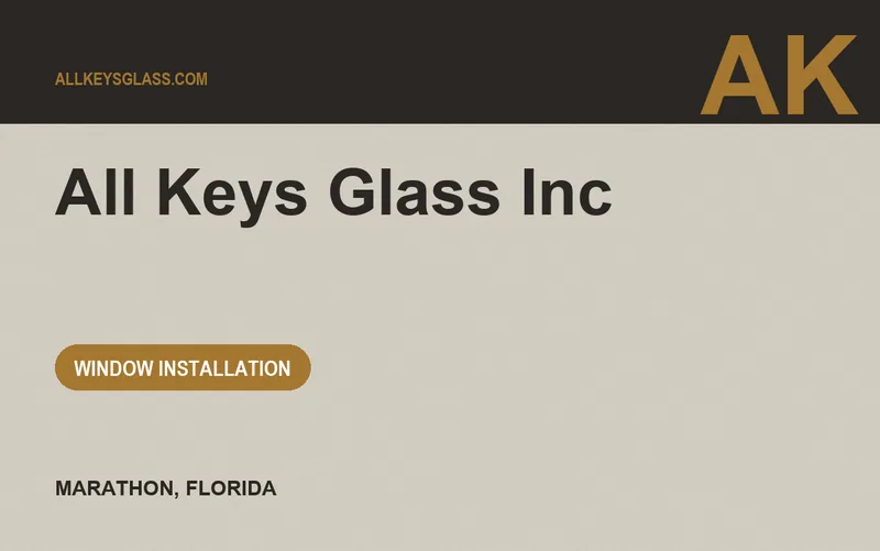 All Keys Glass Inc in Marathon, Florida