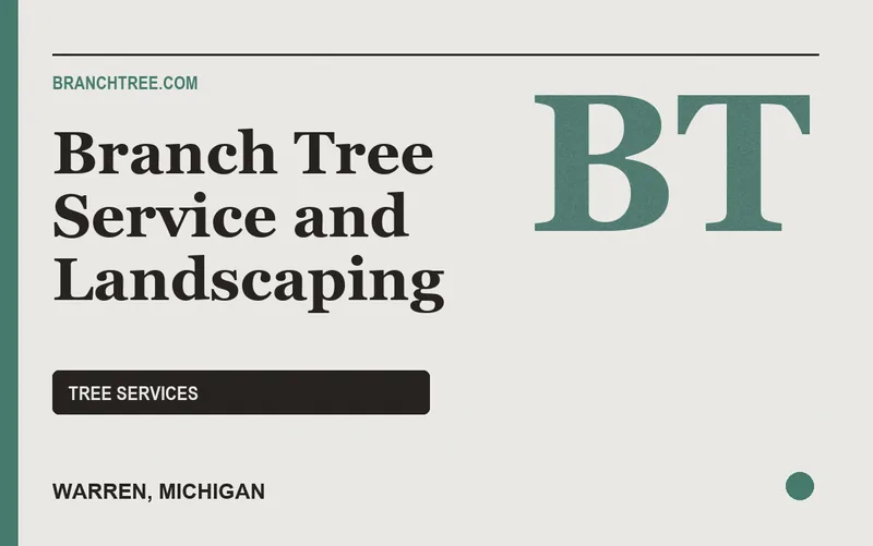 Branch Tree Service and Landscaping in Warren, Michigan