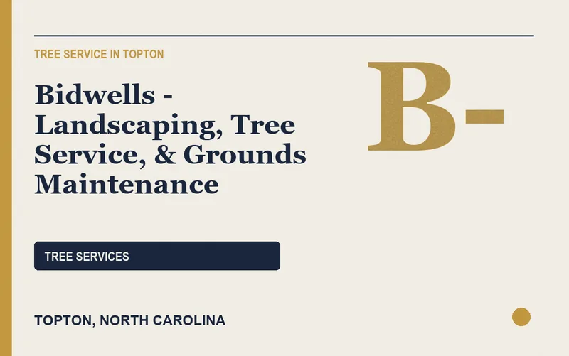 Bidwells - Landscaping, Tree Service, & Grounds Maintenance in Topton, North Carolina
