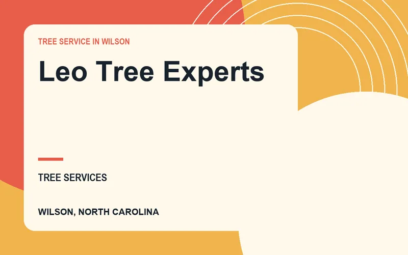 Leo Tree Experts in Wilson, North Carolina
