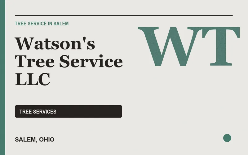 Watson's Tree Service LLC in Salem, Ohio