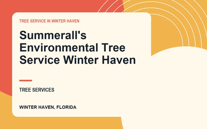 Summerall's Environmental Tree Service Winter Haven in Winter Haven, Florida