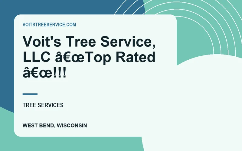 Voit's Tree Service, LLC â€œTop Rated â€œ!!! in West Bend, Wisconsin