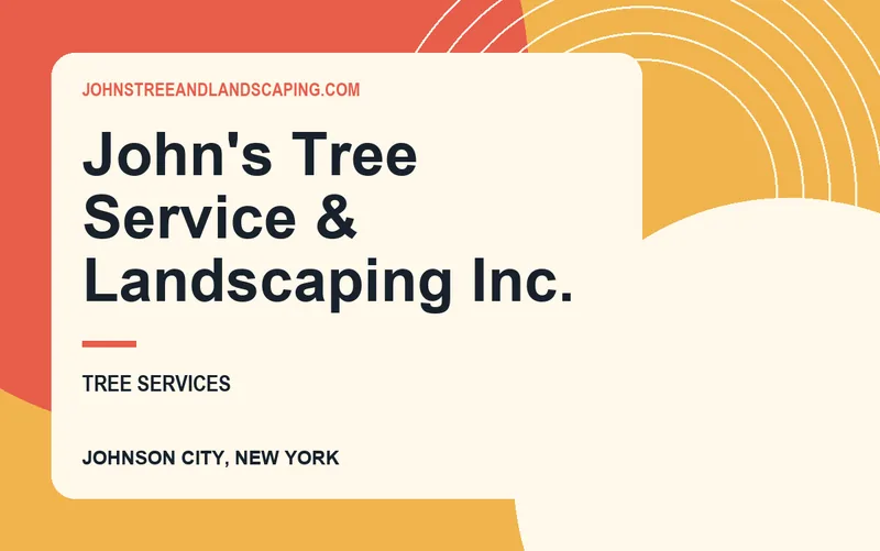 John's Tree Service & Landscaping Inc. in Johnson City, New York