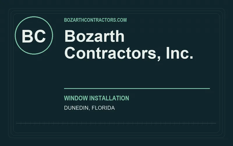 Bozarth Contractors, Inc. in Dunedin, Florida