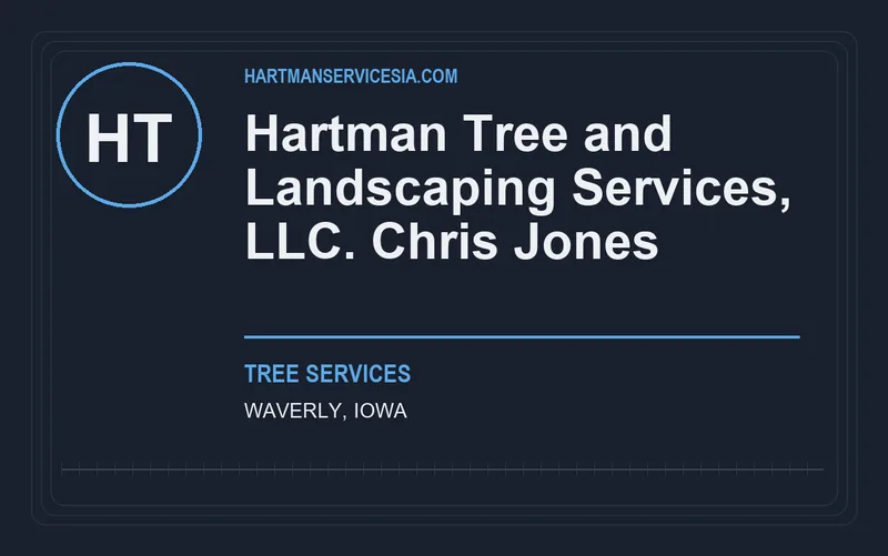Hartman Tree and Landscaping Services, L.L.C. Chris Jones in Waverly, Iowa