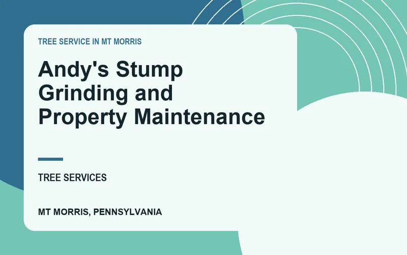 Andy's Stump Grinding and Property Maintenance in Mt Morris, Pennsylvania