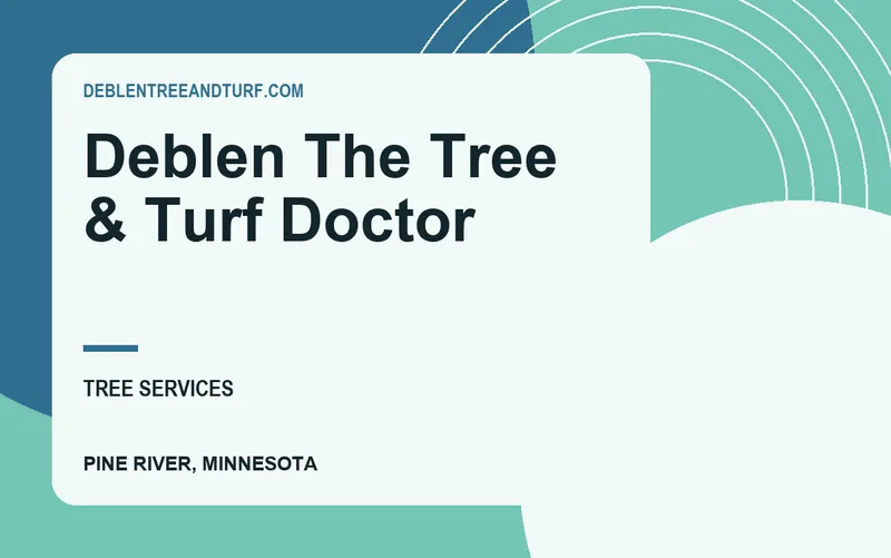 Deblen The Tree & Turf Doctor in Pine River, Minnesota