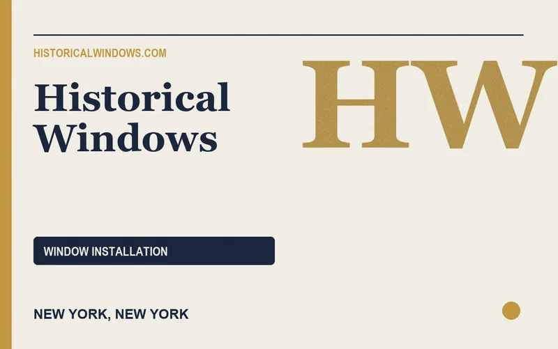 Historical Windows in New York, New York