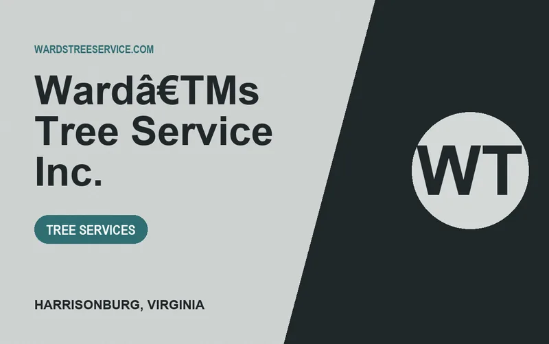 Wardâ€TMs Tree Service Inc. in Harrisonburg, Virginia