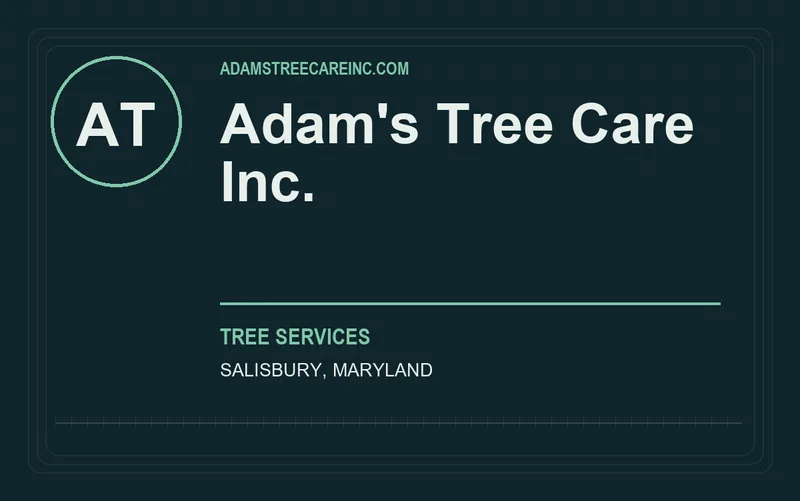 Adam's Tree Care Inc. in Salisbury, Maryland