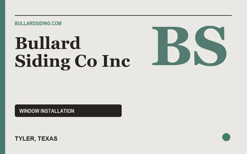 Bullard Siding Co Inc in Tyler, Texas