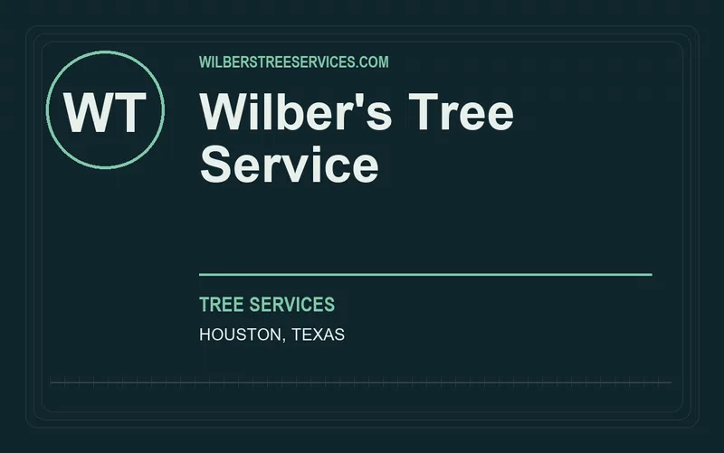 Wilber's Tree Service in Houston, Texas