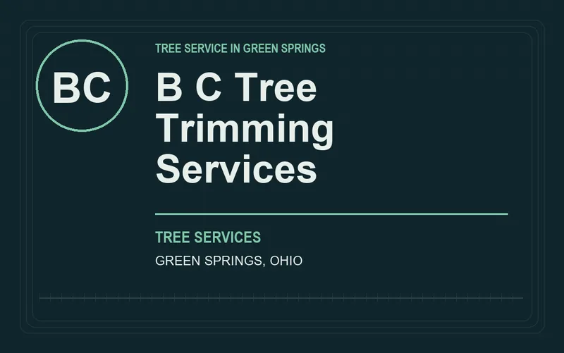 B C Tree Trimming Services in Green Springs, Ohio
