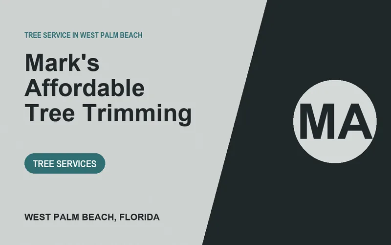 Mark's Affordable Tree Trimming in West Palm Beach, Florida